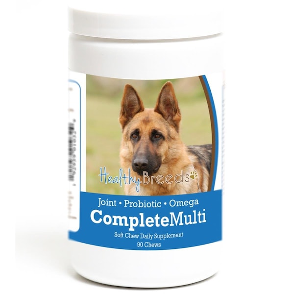 Healthy Breeds German Shepherd all in one Multivitamin Soft Chew - 90 Count HE126876 - main